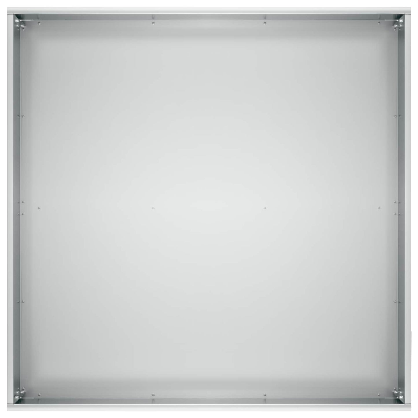 vidaXL Garden Planter 2 pcs Silver 60 x 60 x 20 cm Galvanised Steel 5