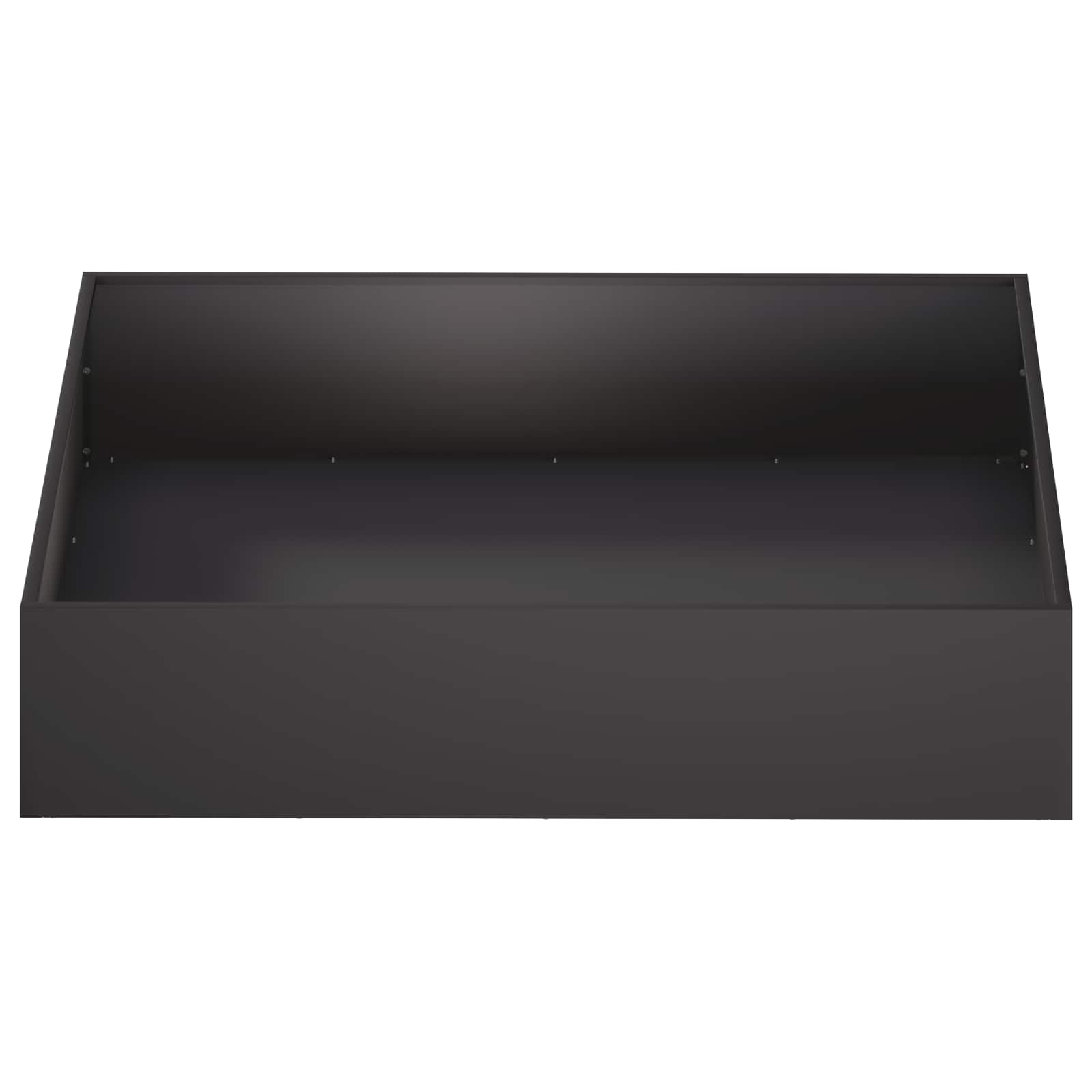 vidaXL Garden Planter Black 80 x 80 x 20 cm Cold-rolled Steel 3
