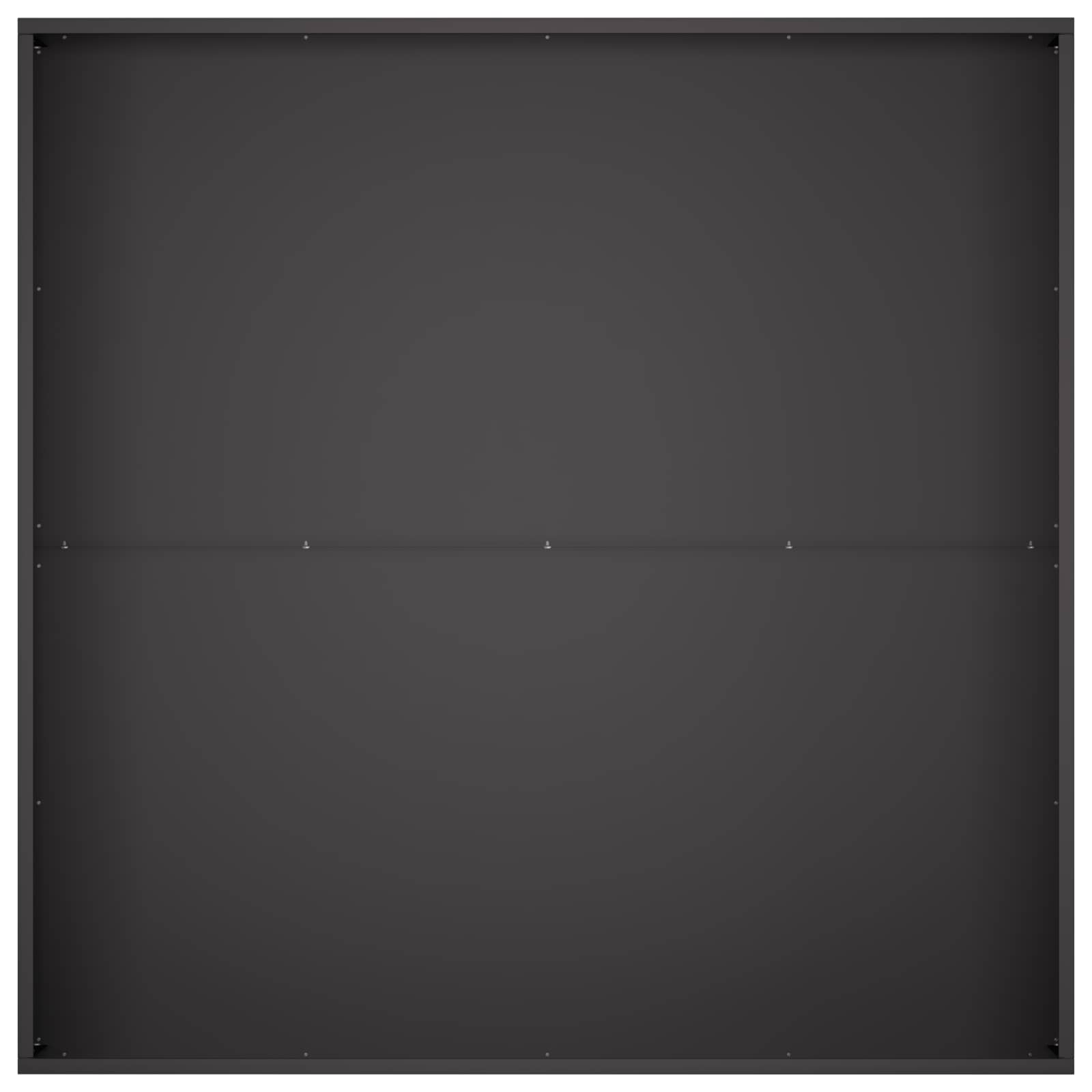 vidaXL Garden Planter Black 80 x 80 x 20 cm Cold-rolled Steel 4
