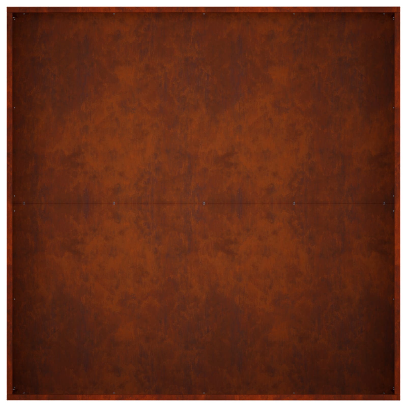 vidaXL Garden Planter Rusty 80 x 80 x 20 cm Weathering Steel 5