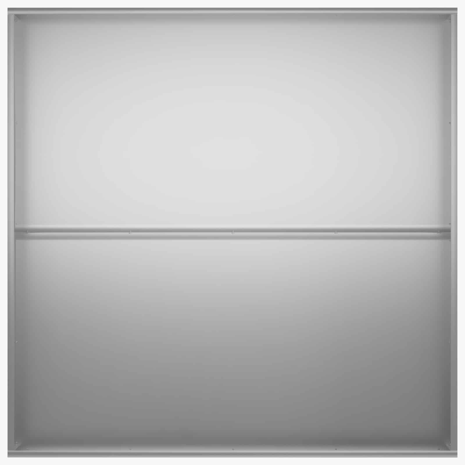vidaXL Garden Planter Silver 100 x 100 x 20 cm Galvanised Steel 4