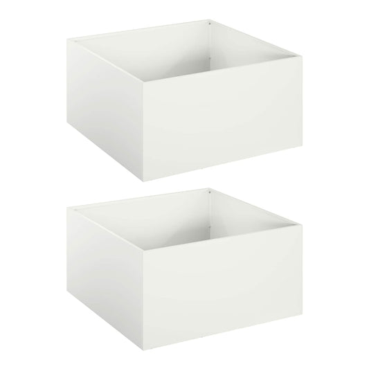 Garden Planter Cold-rolled Steel White Depth