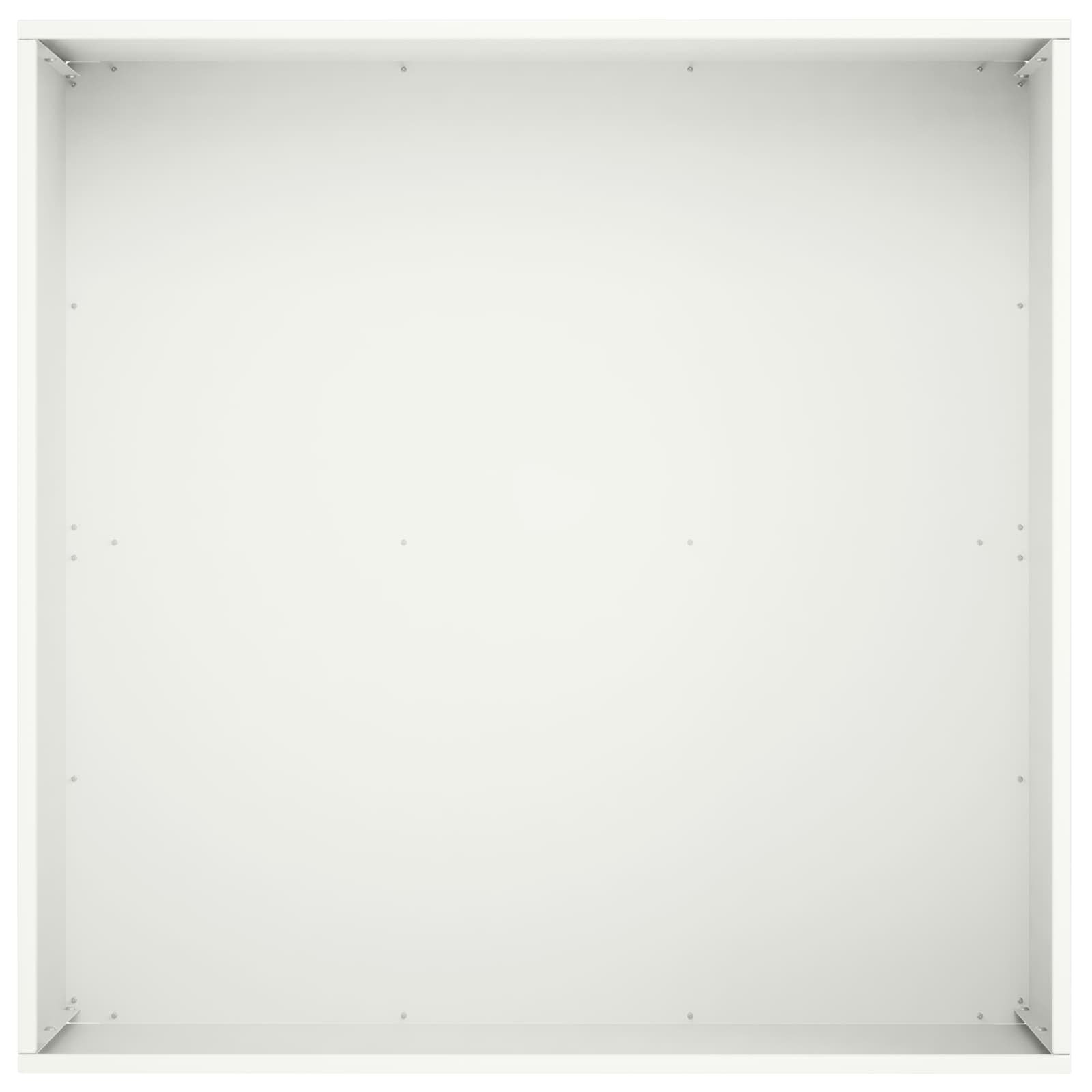 vidaXL Garden Planter 2 pcs White 40 x 40 x 30 cm Cold-rolled Steel 5