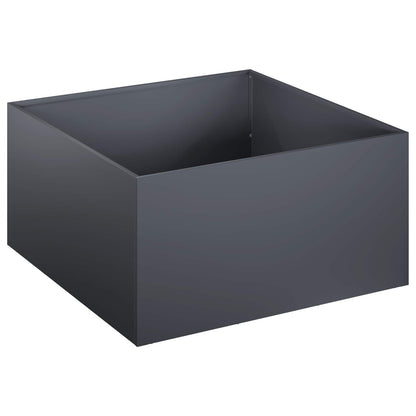 vidaXL Garden Planter 2 pcs Anthracite 40 x 40 x 30 cm 3