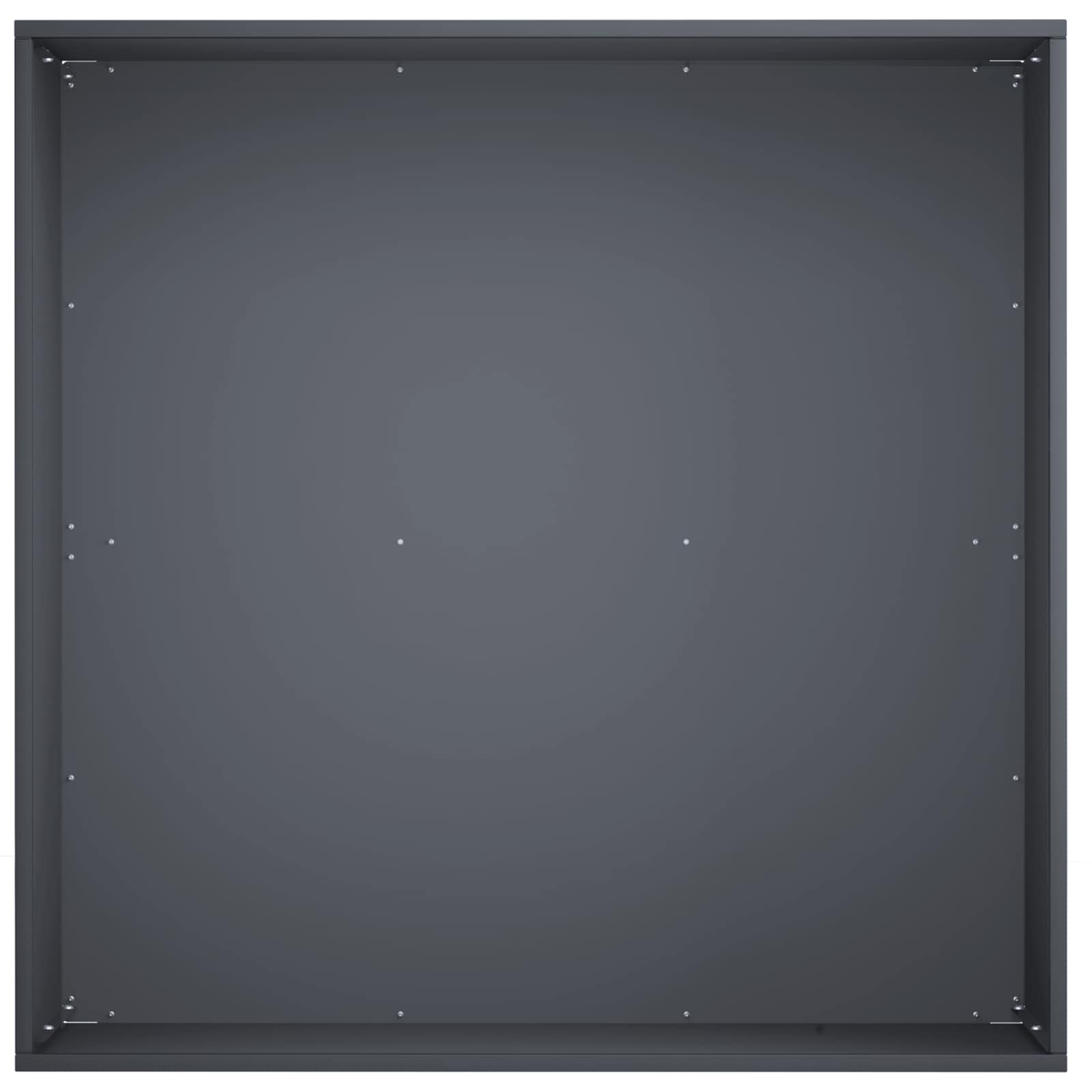 vidaXL Garden Planter 2 pcs Anthracite 40 x 40 x 30 cm 5