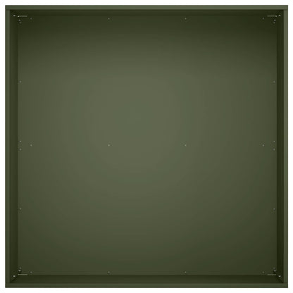 vidaXL Garden Planter 2 pcs Olive Green 40 x 40 x 30 cm 5