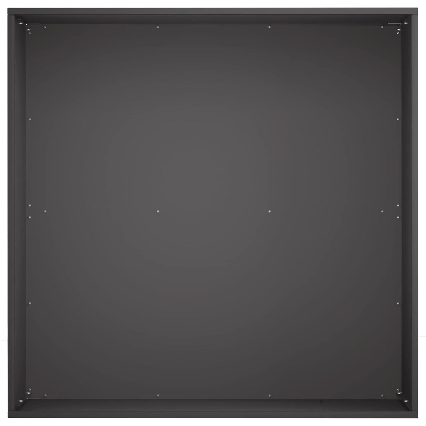 vidaXL Garden Planter 2 pcs Black 60 x 60 x 30 cm Cold-rolled Steel 5