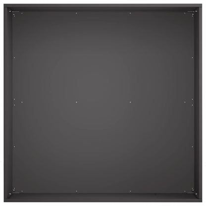 vidaXL Garden Planter 2 pcs Black 60 x 60 x 30 cm Cold-rolled Steel 5