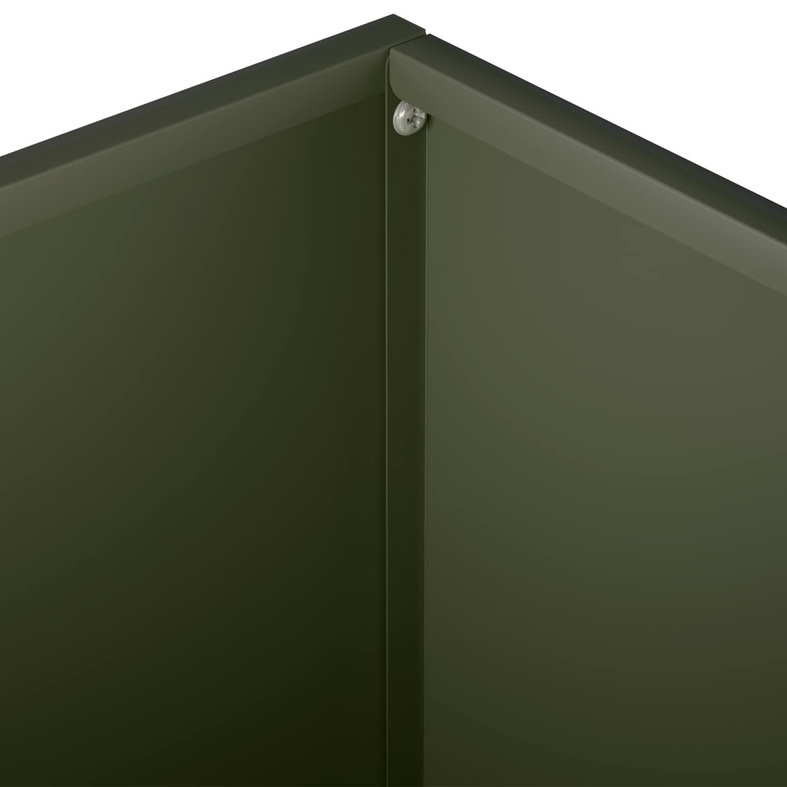 vidaXL Garden Planter Olive Green 60 x 60 x 30 cm Cold-rolled Steel 5