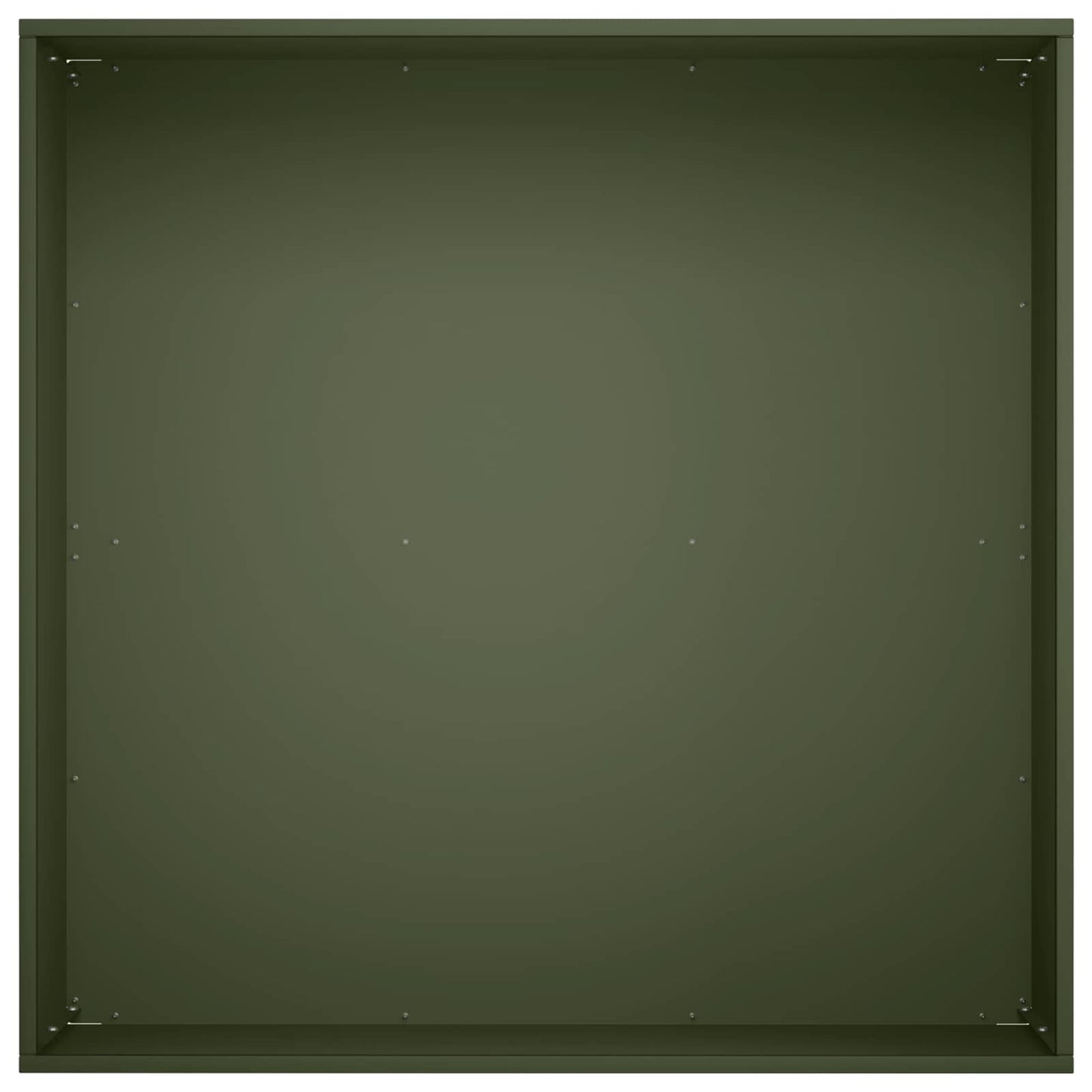 vidaXL Garden Planter Olive Green 60 x 60 x 30 cm Cold-rolled Steel 4
