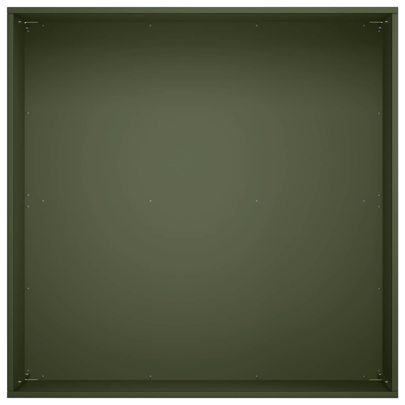 vidaXL Garden Planter Olive Green 60 x 60 x 30 cm Cold-rolled Steel 4