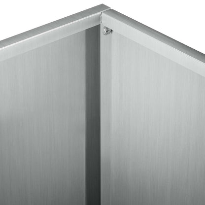 vidaXL Garden Planter 2 pcs Silver 60 x 60 x 30 cm Galvanised Steel 6