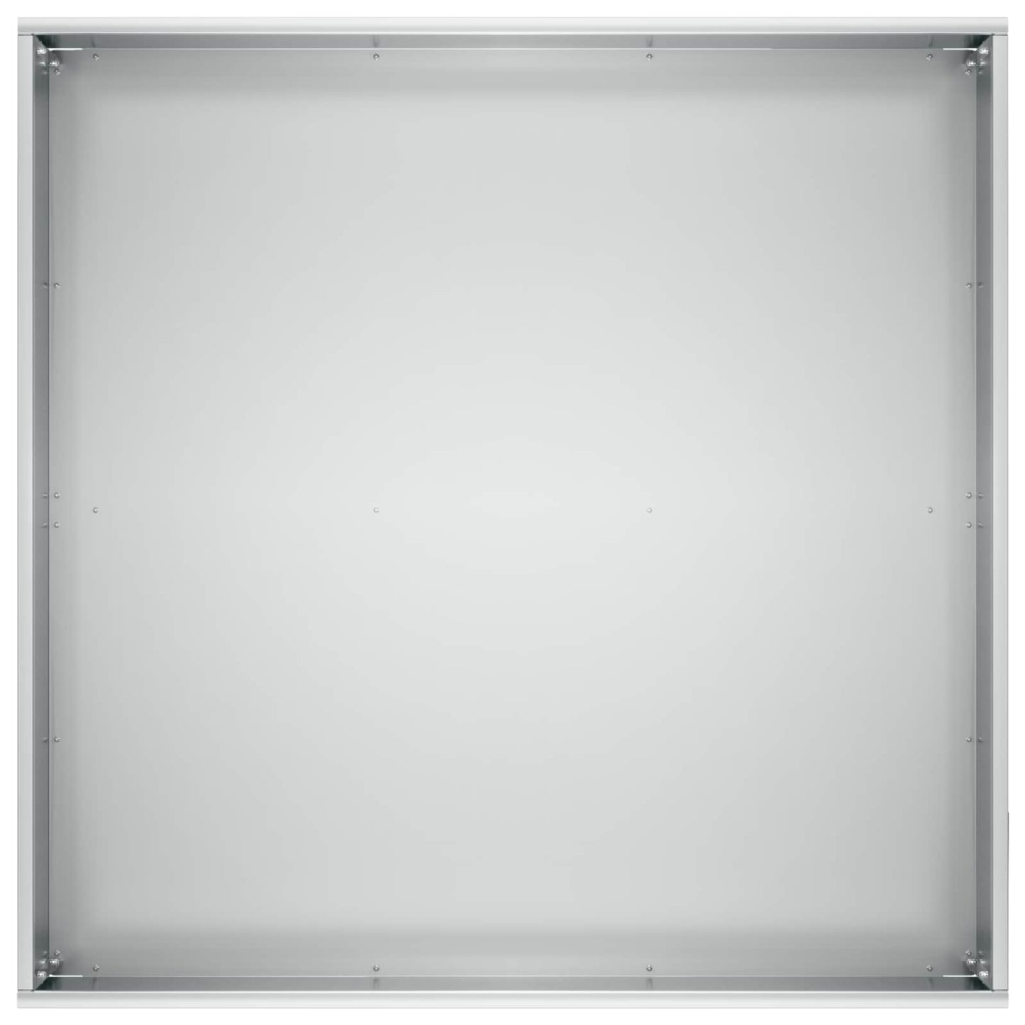 vidaXL Garden Planter 2 pcs Silver 60 x 60 x 30 cm Galvanised Steel 5