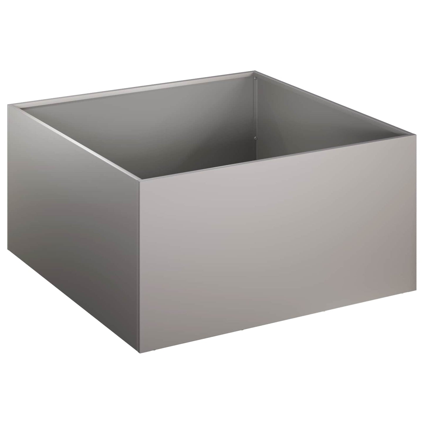 vidaXL Garden Planter 2 pcs Rusty 60 x 60 x 30 cm Weathering Steel 3
