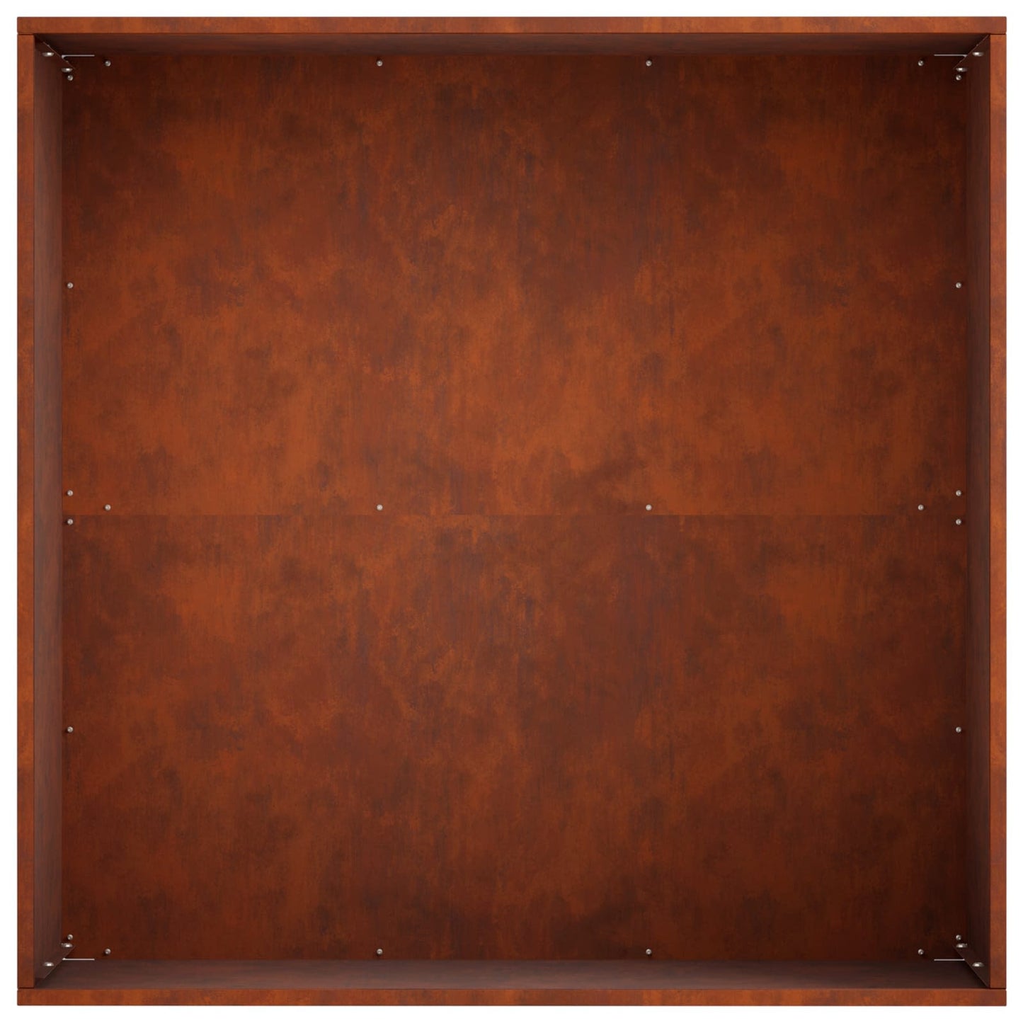 vidaXL Garden Planter 2 pcs Rusty 60 x 60 x 30 cm Weathering Steel 6