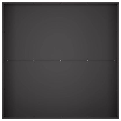 vidaXL Garden Planter Black 80 x 80 x 30 cm Cold-rolled Steel 4