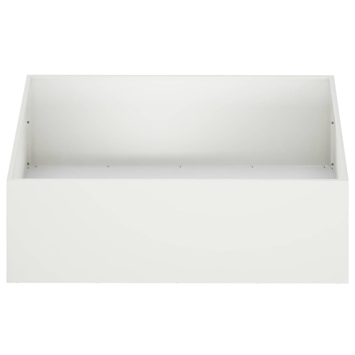 vidaXL Garden Planter White 80 x 80 x 30 cm Cold-rolled Steel 3