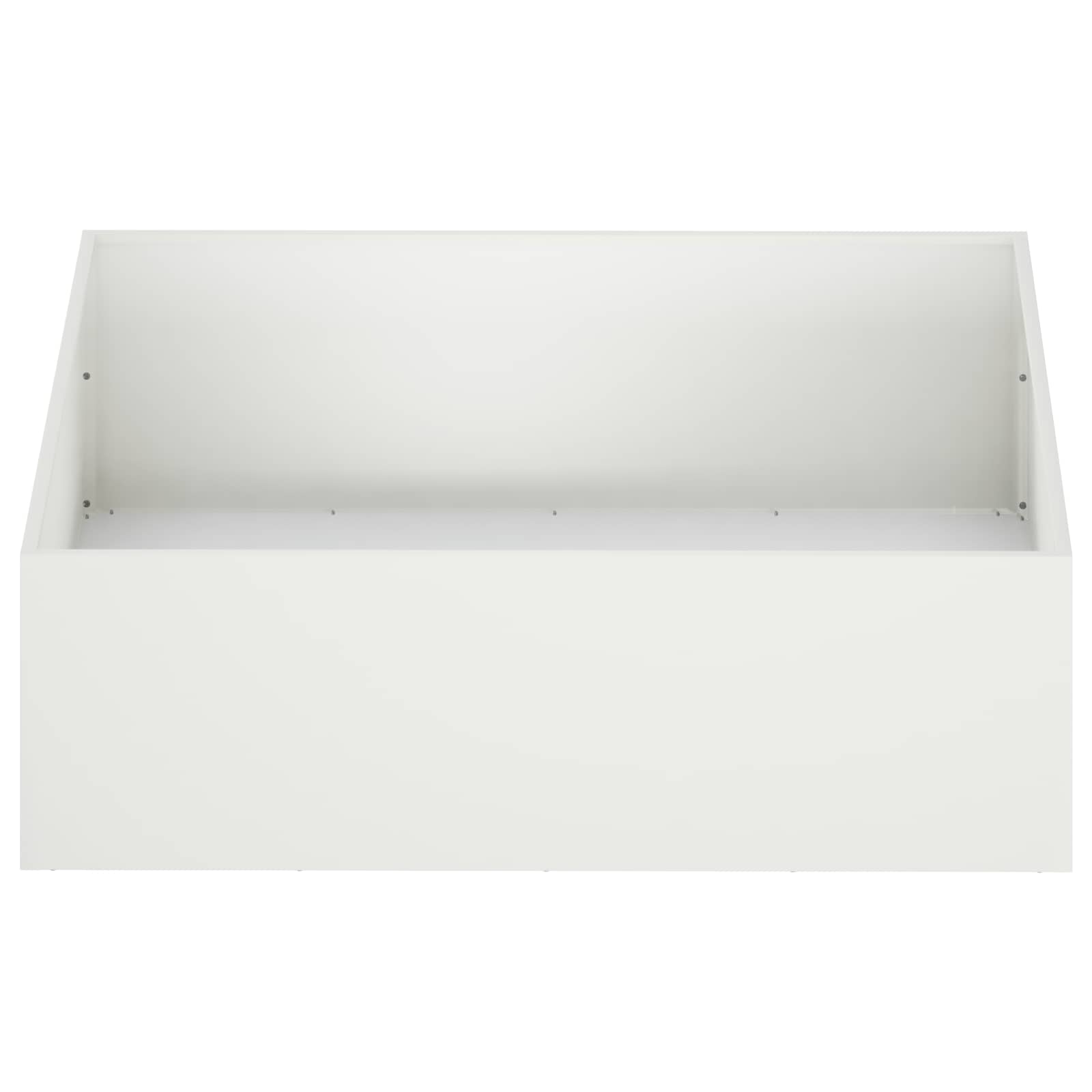 vidaXL Garden Planter White 80 x 80 x 30 cm Cold-rolled Steel 3