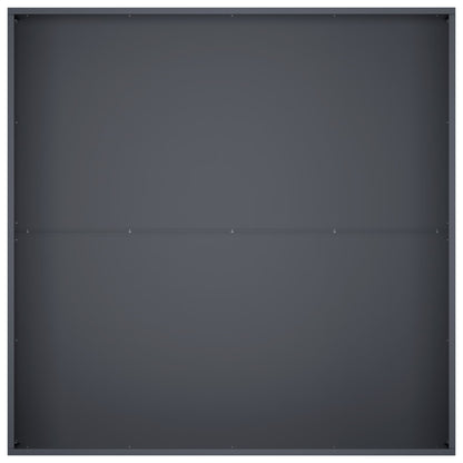 vidaXL Garden Planter Anthracite 80 x 80 x 30 cm Cold-rolled Steel 4