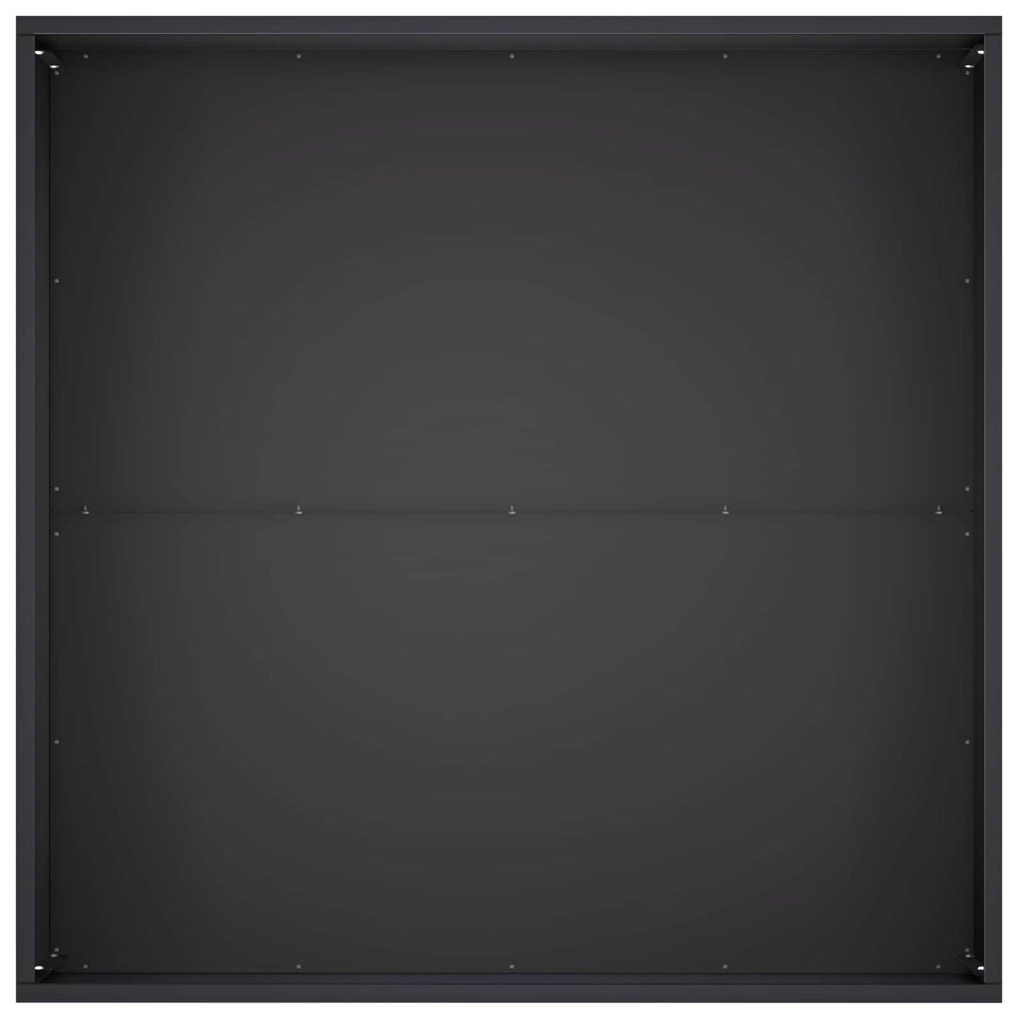 vidaXL Garden Planter Black 60 x 60 x 40 cm Cold-rolled Steel 4