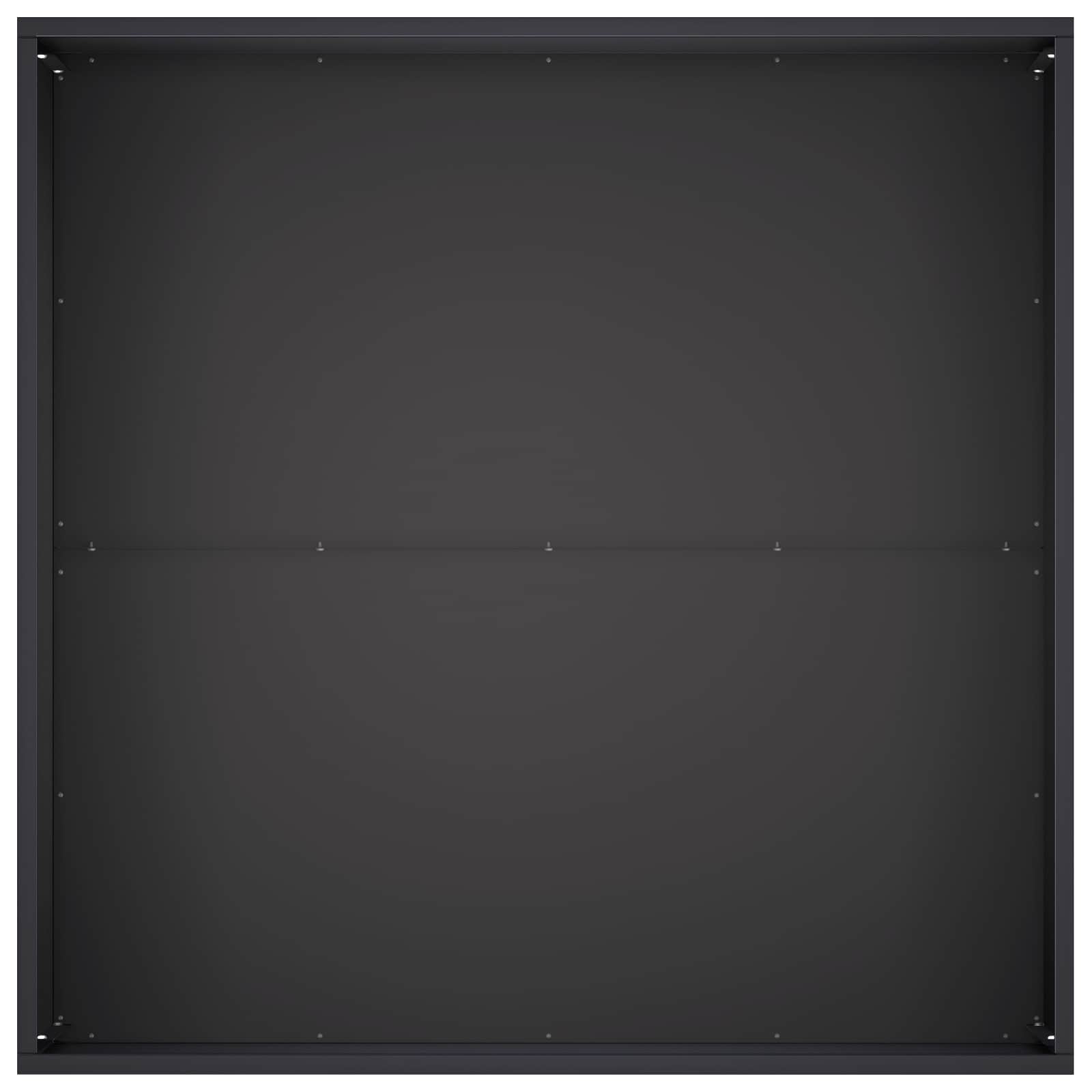 vidaXL Garden Planter Black 60 x 60 x 40 cm Cold-rolled Steel 4