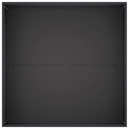 vidaXL Garden Planter Black 60 x 60 x 40 cm Cold-rolled Steel 4