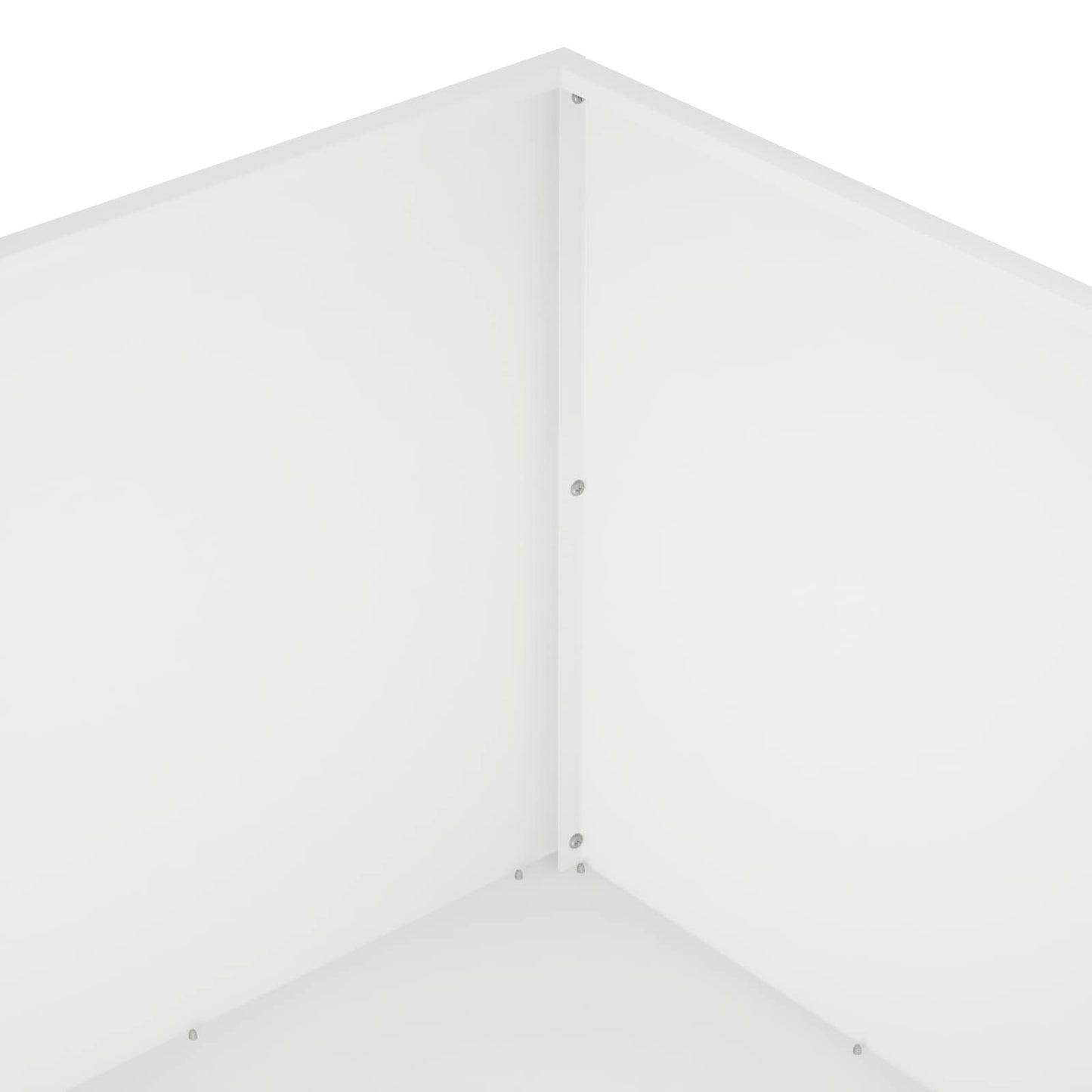 vidaXL Garden Planter White 60 x 60 x 40 cm Cold-rolled Steel 5