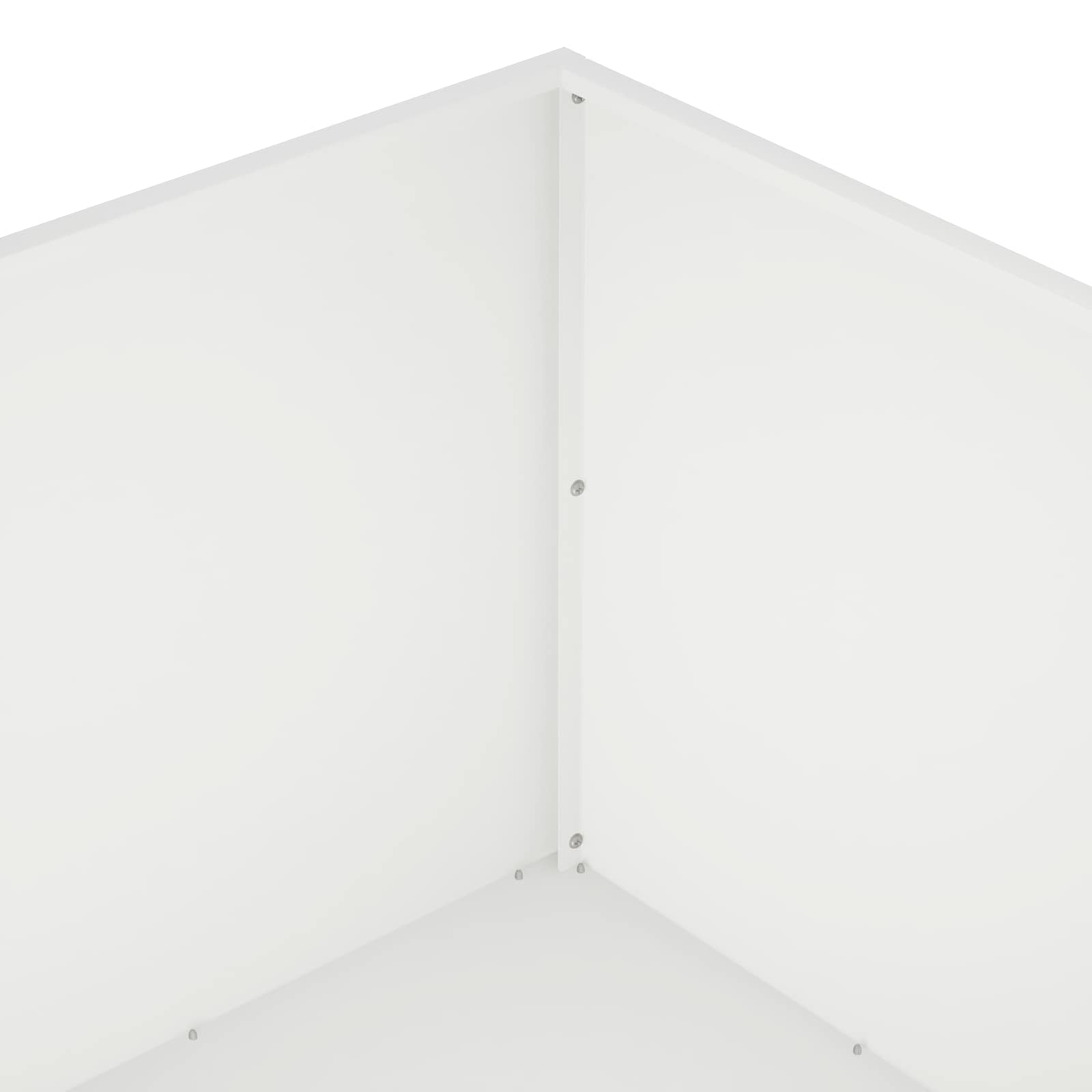 vidaXL Garden Planter White 60 x 60 x 40 cm Cold-rolled Steel 5