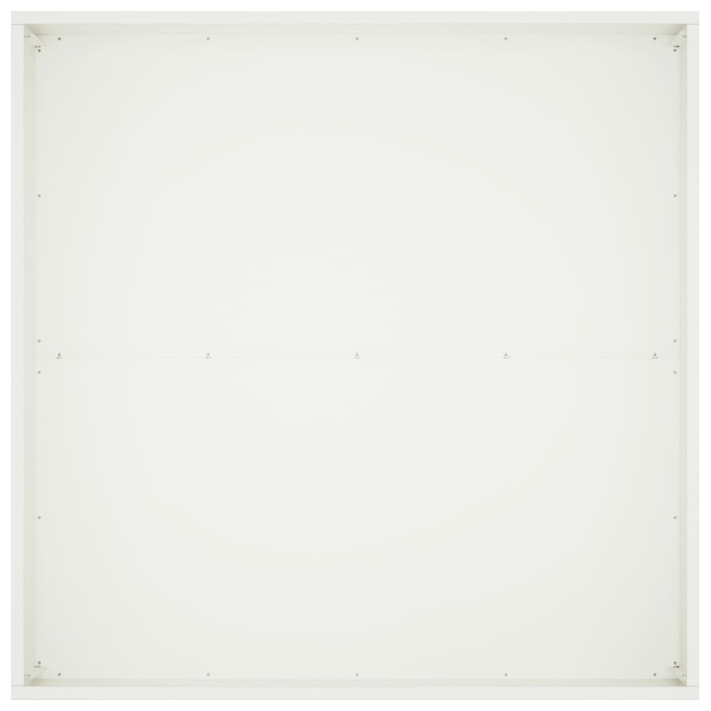 vidaXL Garden Planter White 60 x 60 x 40 cm Cold-rolled Steel 4