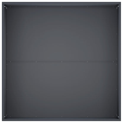 vidaXL Garden Planter Anthracite 60 x 60 x 40 cm Cold-rolled Steel 4