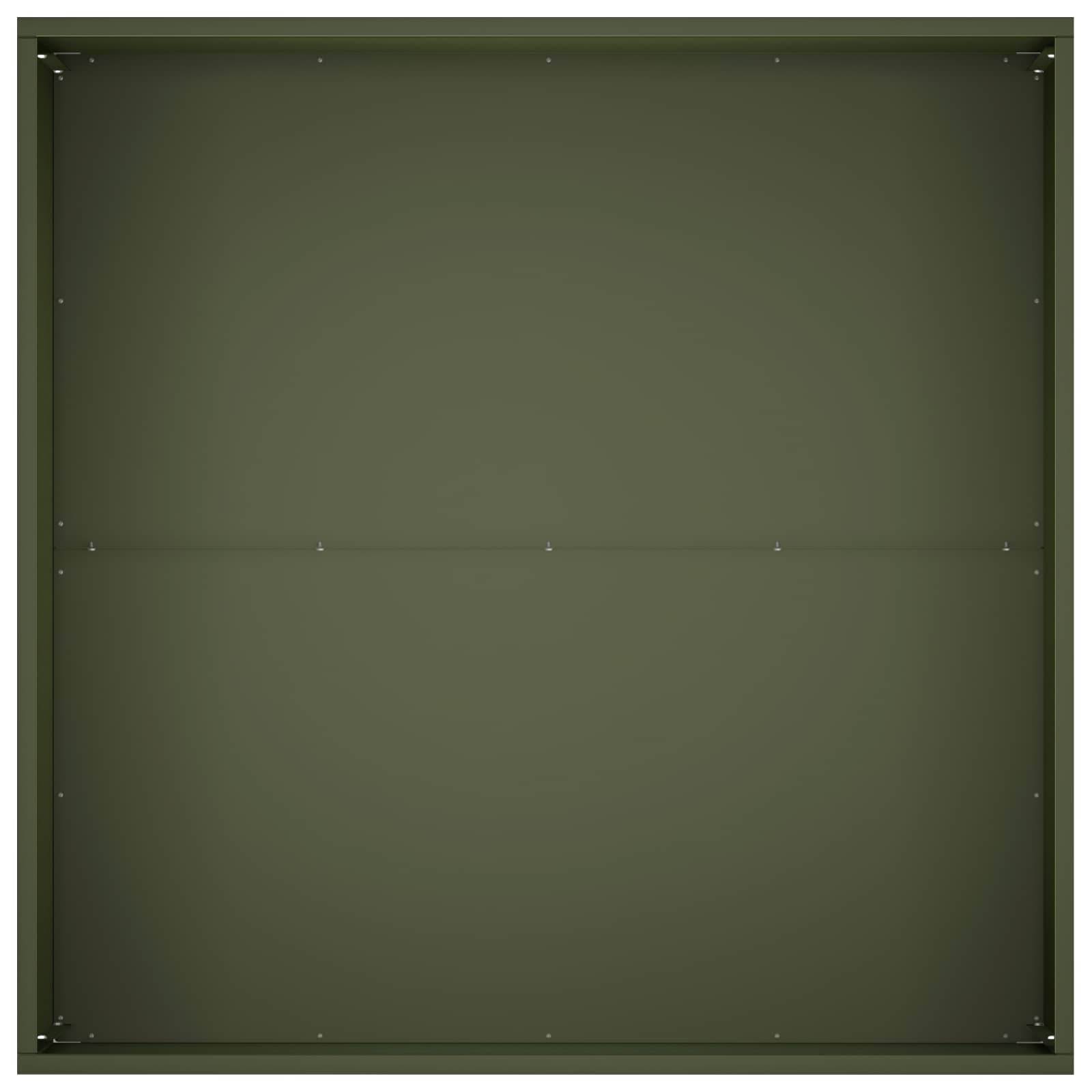 vidaXL Garden Planter Olive Green 60 x 60 x 40 cm Cold-rolled Steel 4