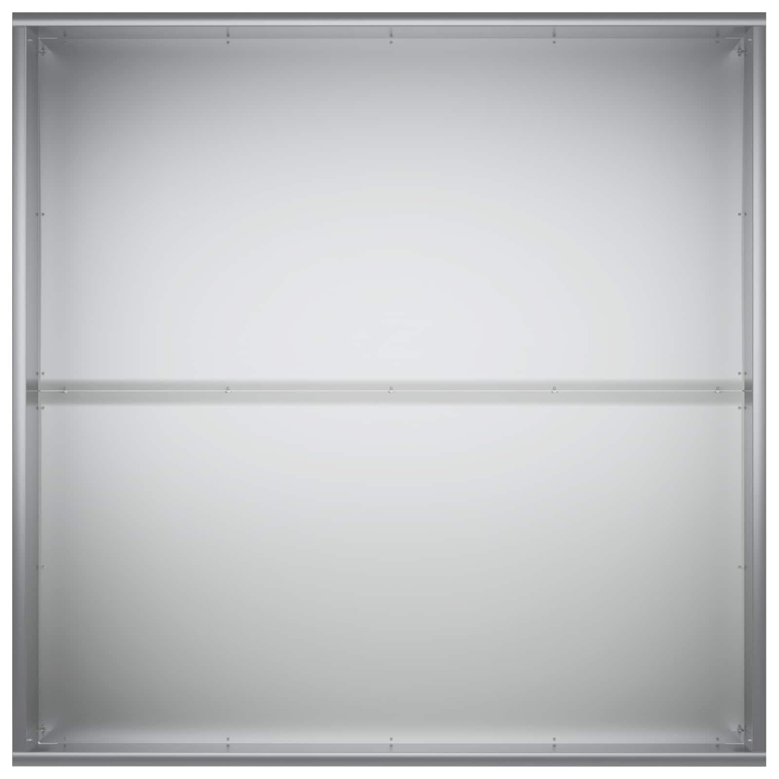 vidaXL Garden Planter Silver 80 x 80 x 40 cm Galvanised Steel 4