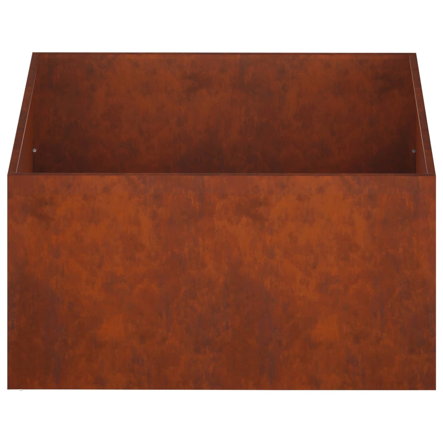 vidaXL Garden Planter Rusty 80 x 80 x 40 cm Weathering Steel 4