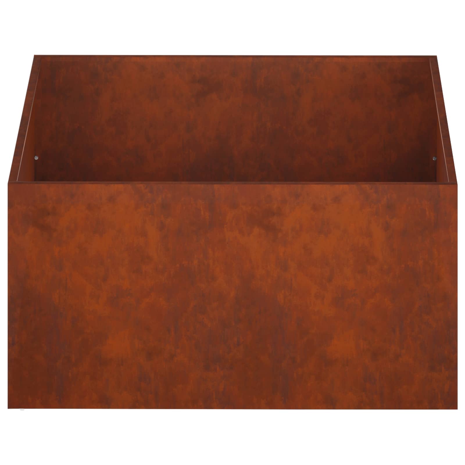 vidaXL Garden Planter Rusty 80 x 80 x 40 cm Weathering Steel 4