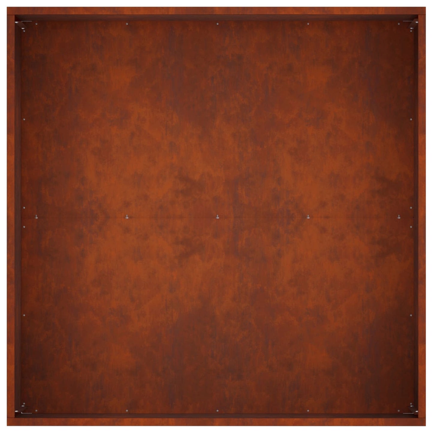vidaXL Garden Planter Rusty 80 x 80 x 40 cm Weathering Steel 5