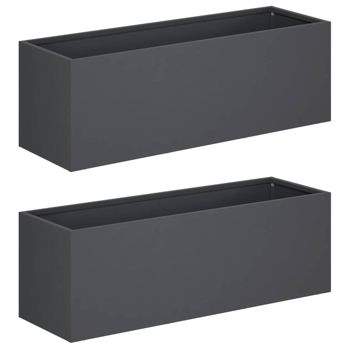 Garden Planter 2 pcs Anthracite