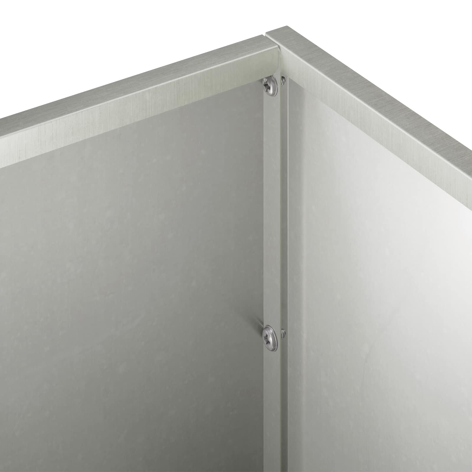 vidaXL Garden Planter 2 pcs Silver 60 x 20 x 20 cm Stainless Steel 6