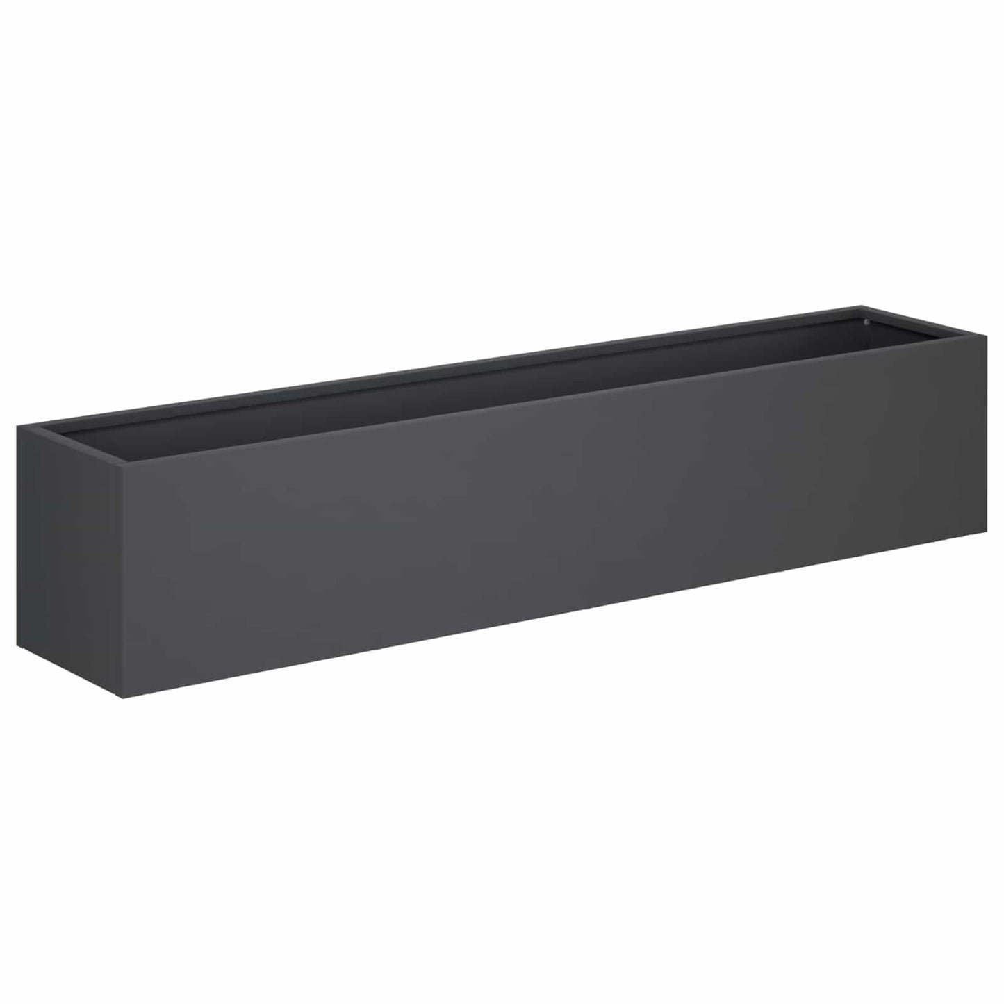 vidaXL Garden Planter 2 pcs Anthracite 80 x 20 x 20 cm 3