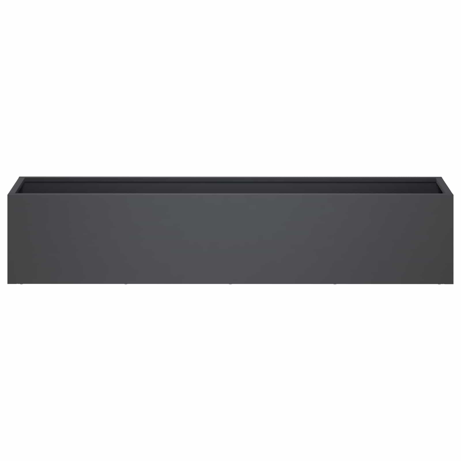 vidaXL Garden Planter 2 pcs Anthracite 80 x 20 x 20 cm 4