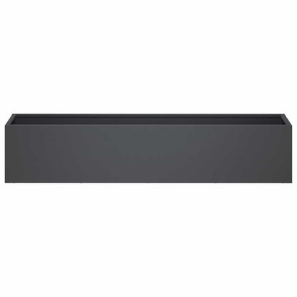 vidaXL Garden Planter 2 pcs Anthracite 80 x 20 x 20 cm 4