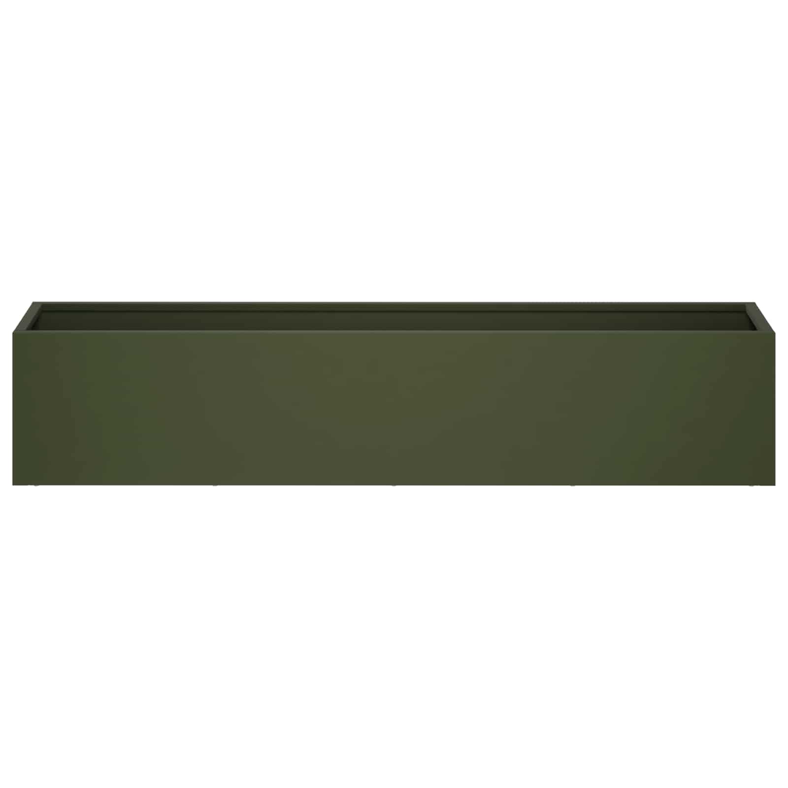 vidaXL Garden Planter 2 pcs Olive Green 80 x 20 x 20 cm 4