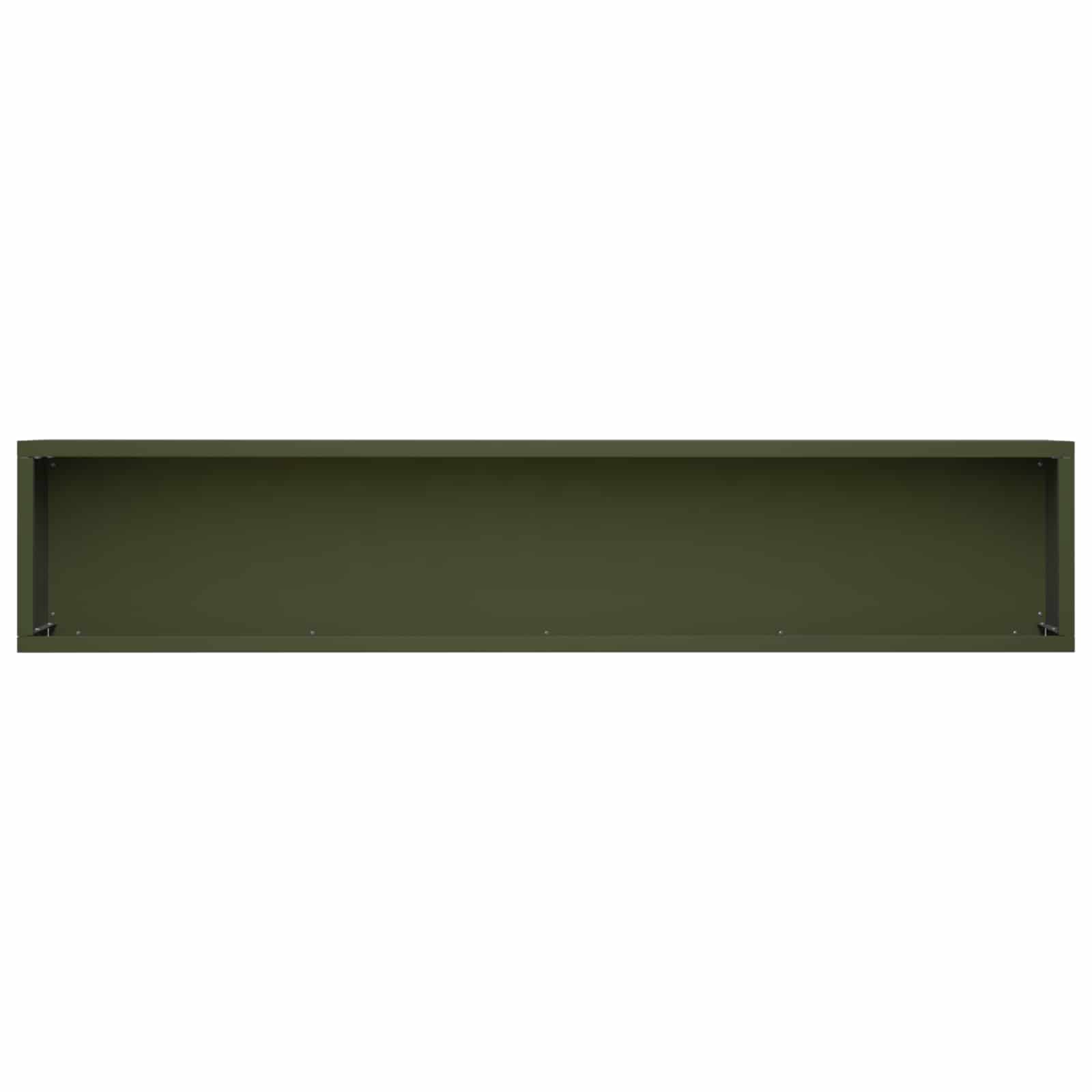 vidaXL Garden Planter 2 pcs Olive Green 80 x 20 x 20 cm 5