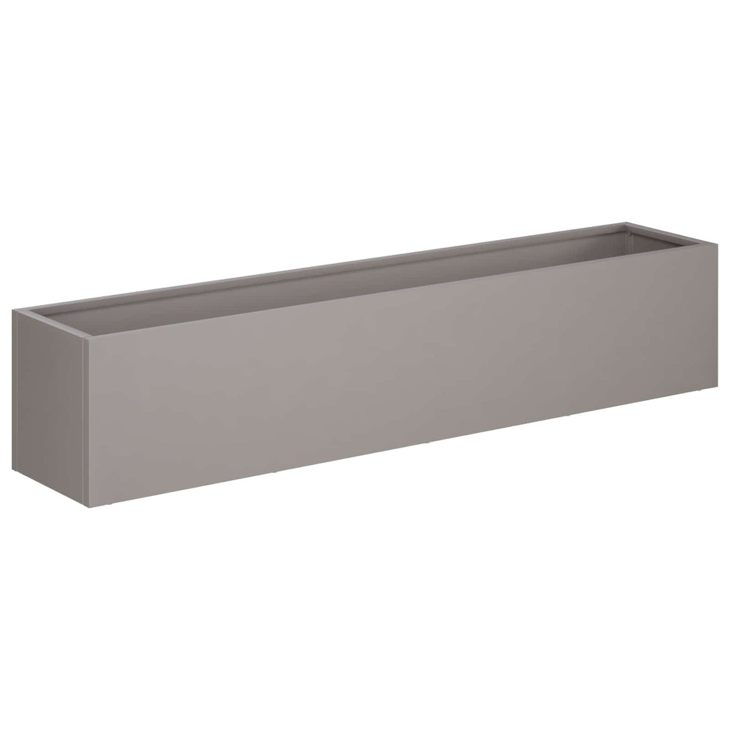 vidaXL Garden Planter 2 pcs Rusty 80 x 20 x 20 cm Weathering Steel 4