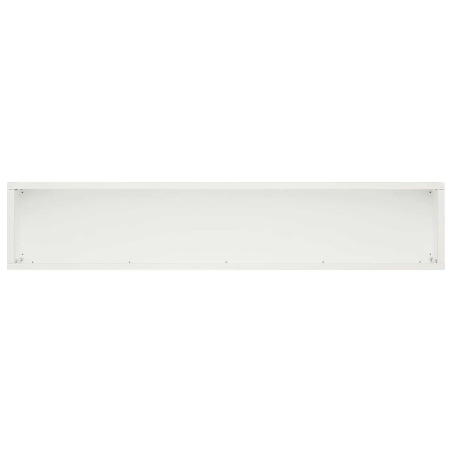 vidaXL Garden Planter 2 pcs White 100 x 20 x 20 cm Cold-rolled Steel 5