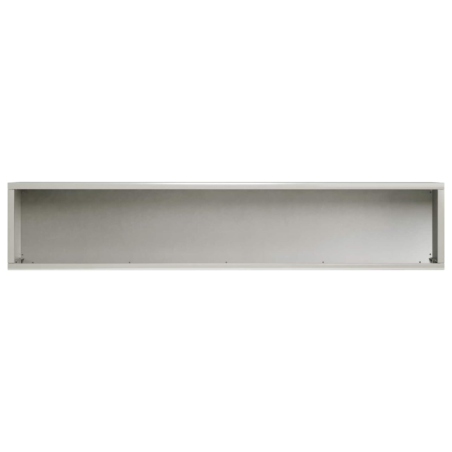 vidaXL Garden Planter Silver 100 x 20 x 20 cm Stainless Steel 4