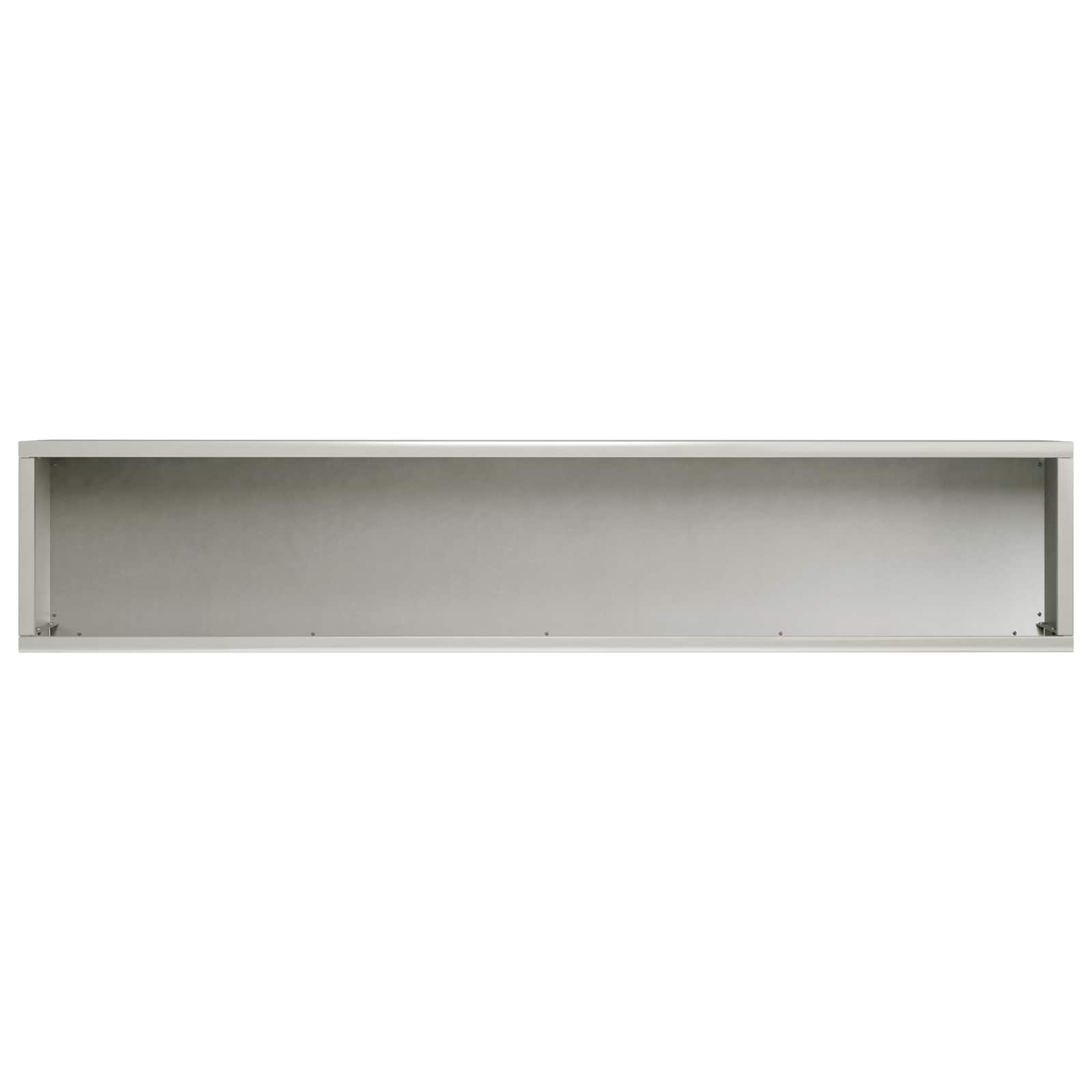 vidaXL Garden Planter Silver 100 x 20 x 20 cm Stainless Steel 4
