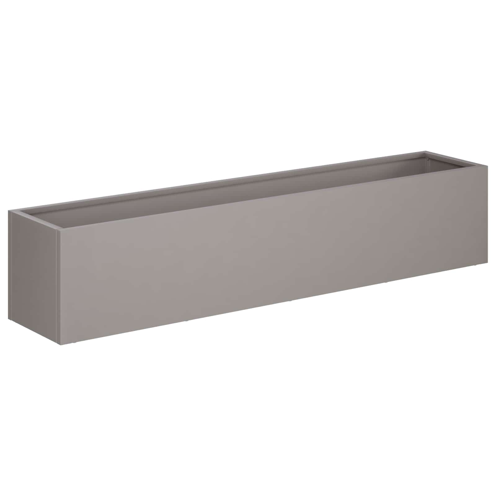 vidaXL Garden Planter 2 pcs Rusty 100 x 20 x 20 cm Weathering Steel 4
