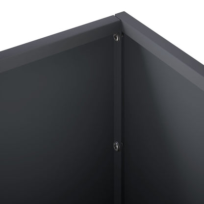 vidaXL Garden Planter 2 pcs Anthracite 80 x 30 x 30 cm 6