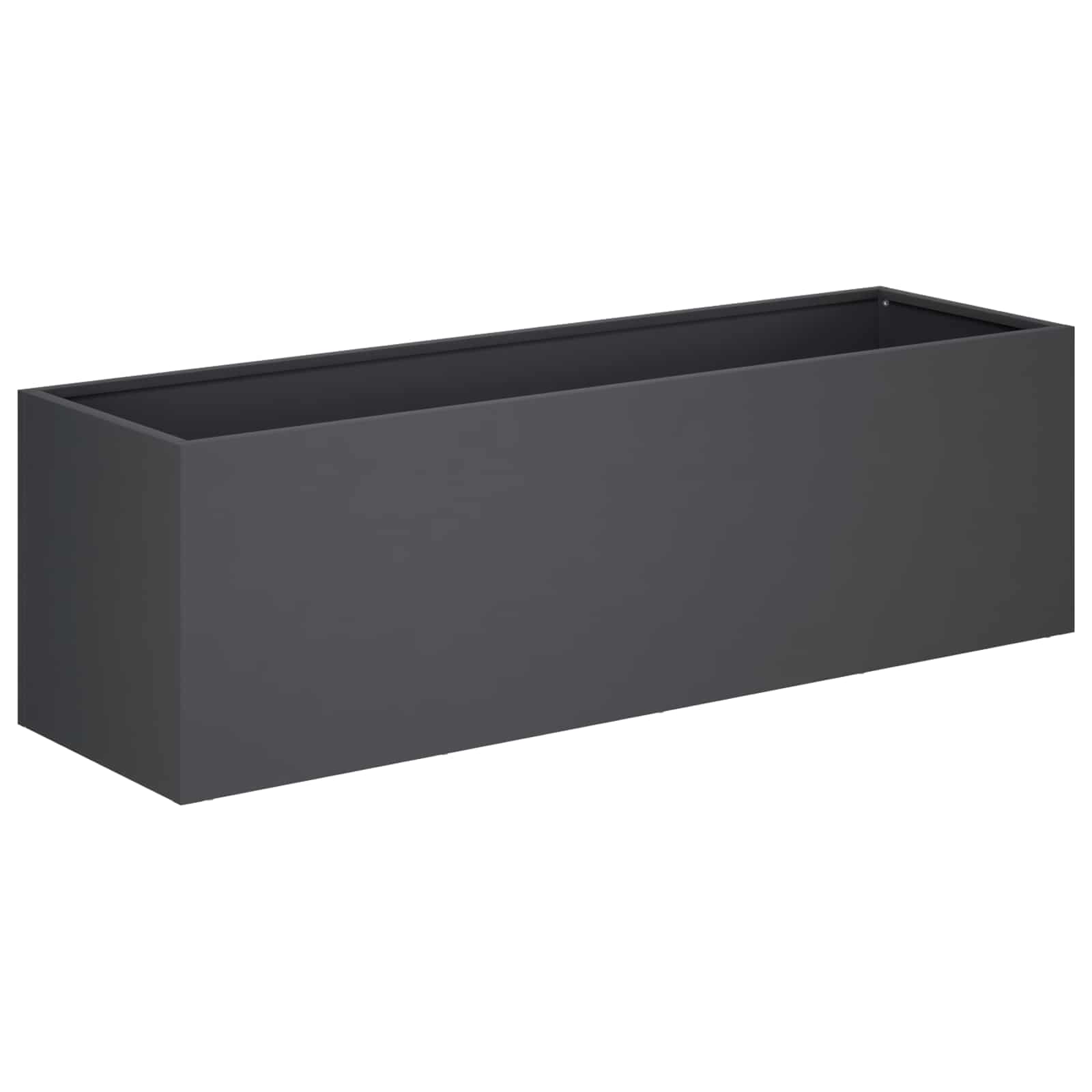 vidaXL Garden Planter 2 pcs Anthracite 80 x 30 x 30 cm 3