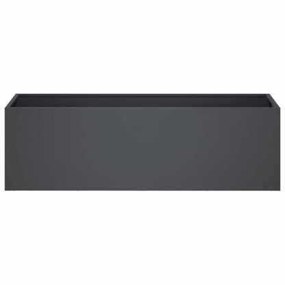 vidaXL Garden Planter 2 pcs Anthracite 80 x 30 x 30 cm 4